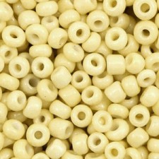 Seed beads 6/0 (4mm) Butter yellow